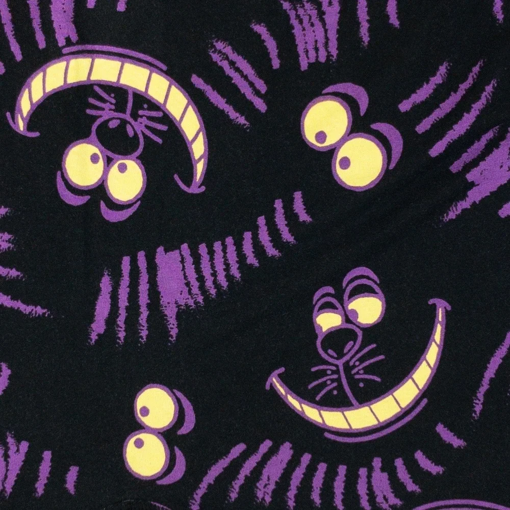 Disney Boxer Briefs Mens XXL Black Cheshire Cat Alice in Wonderland Print New